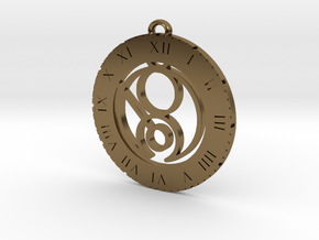 Gina - Pendant in Polished Bronze