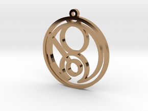 Gina - Necklace in Polished Brass