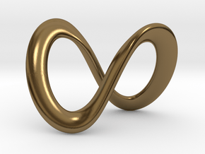Endless-Infinite Symbol in Polished Bronze