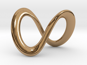 Endless-Infinite Symbol in Polished Brass