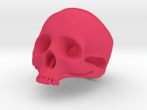 The "Ct Skull Ring" in Pink Processed Versatile Plastic