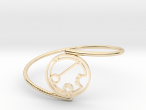 Darian - Bracelet Thin Spiral in 14k Gold Plated Brass