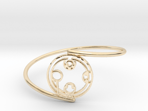 Kayden - Bracelet Thin Spiral in 14k Gold Plated Brass