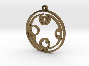 Kayden - Necklace in Polished Bronze