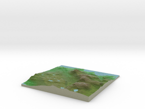 Terrafab generated model Wed Apr 29 2015 10:14:53  in Full Color Sandstone