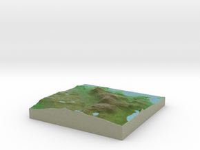 Terrafab generated model Fri Apr 17 2015 17:06:57  in Full Color Sandstone