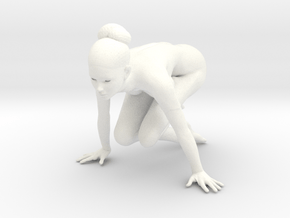 Yoga Girl-009 scale 1/18 Passed in White Processed Versatile Plastic