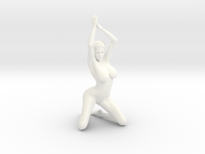 Kneeling nude girls in 10cm Passed in White Processed Versatile Plastic