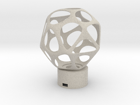 Lamp Voronoi Sphere in Natural Sandstone