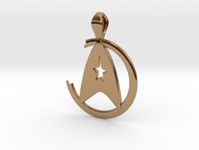 Khan Pendant - Star Trek in Polished Brass