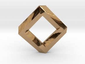 rhombus impossible in Polished Brass