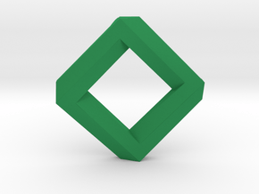 rhombus impossible in Green Processed Versatile Plastic