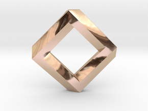 rhombus impossible in 14k Rose Gold