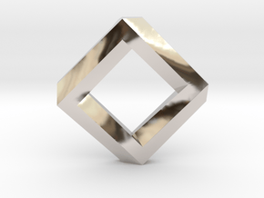rhombus impossible in Rhodium Plated Brass