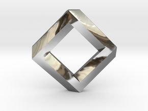 rhombus impossible in Fine Detail Polished Silver