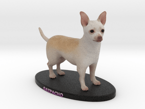 Custom Dog Figurine - Gazpacho in Full Color Sandstone