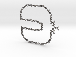 Nitroglycerin Necklace in Polished Nickel Steel