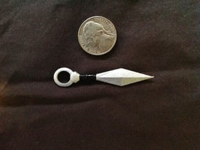 Tiny Kunai  in White Processed Versatile Plastic