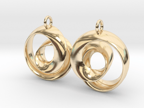 Ear-Rings-01 in 14k Gold Plated Brass