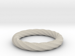 Twisted Ring in Natural Sandstone