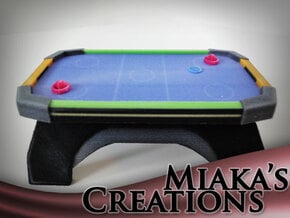 Mini Air Hockey Table in Full Color Sandstone: Medium
