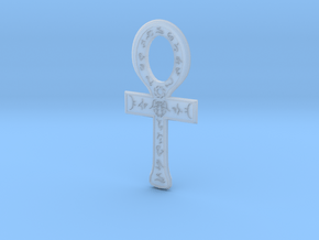 Rune Ankh in Smooth Fine Detail Plastic