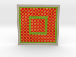 0177 Optical Illusion picture A (15cm) #003 in Full Color Sandstone