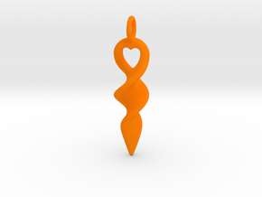 Horn lucky in Orange Processed Versatile Plastic