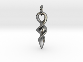 Horn lucky in Fine Detail Polished Silver