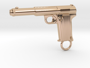 Astra gun in 14k Rose Gold Plated Brass