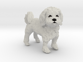Custom Dog FIgurine - Rowdy in Full Color Sandstone