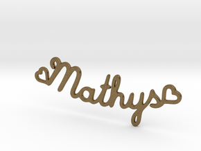 Mathys Pendant in Natural Bronze