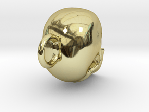 Skull  in 18K Gold Plated