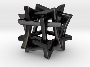 Jumbled in Polished and Bronzed Black Steel