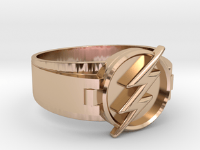 Flash Ring Size 10.5, 20.20mm in 14k Rose Gold
