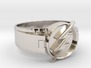 Flash Ring Size 10.5, 20.20mm in Platinum