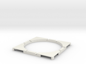 T-165-wagon-turntable-60d-100-corners-flat-1a in White Natural Versatile Plastic