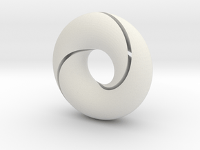 split torus in White Natural Versatile Plastic