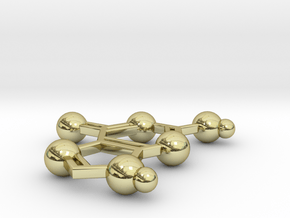 Guanine in 18k Gold Plated Brass
