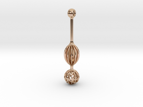 Play four in 14k Rose Gold Plated Brass