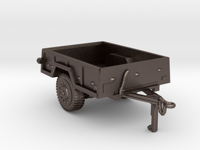 M101  trailer for humvee in Polished Bronzed Silver Steel