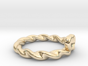 Heart Shape Ring in 14K Yellow Gold