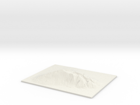 Haleakala, 2.5x, 8" in White Natural Versatile Plastic