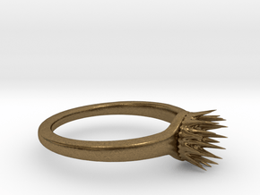 Thorns Of The Sea Ring Size 8 (Stronger) in Natural Bronze