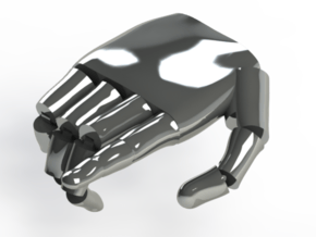 Robotic hand archetype 01 in Tan Fine Detail Plastic