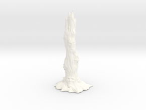 Totem Tree 001 in 8cm Passed in White Processed Versatile Plastic