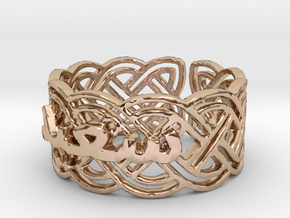 Saeid-size11-5--Rh-1 Ring Size 11.5 in 14k Rose Gold Plated Brass