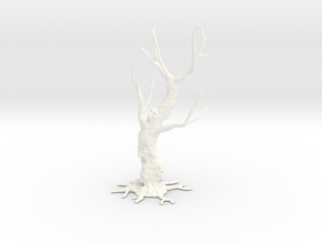 Totem Tree 005 in White Processed Versatile Plastic