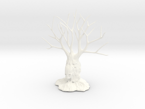 Totem Tree 004 in White Processed Versatile Plastic