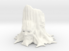 Totem Tree 002 in White Processed Versatile Plastic
